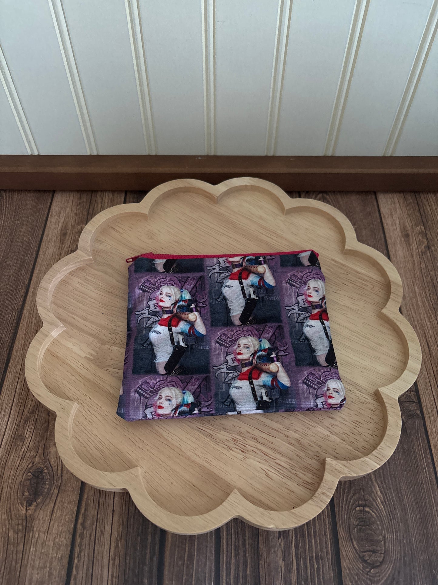 Harley Quinn Zip Pouch