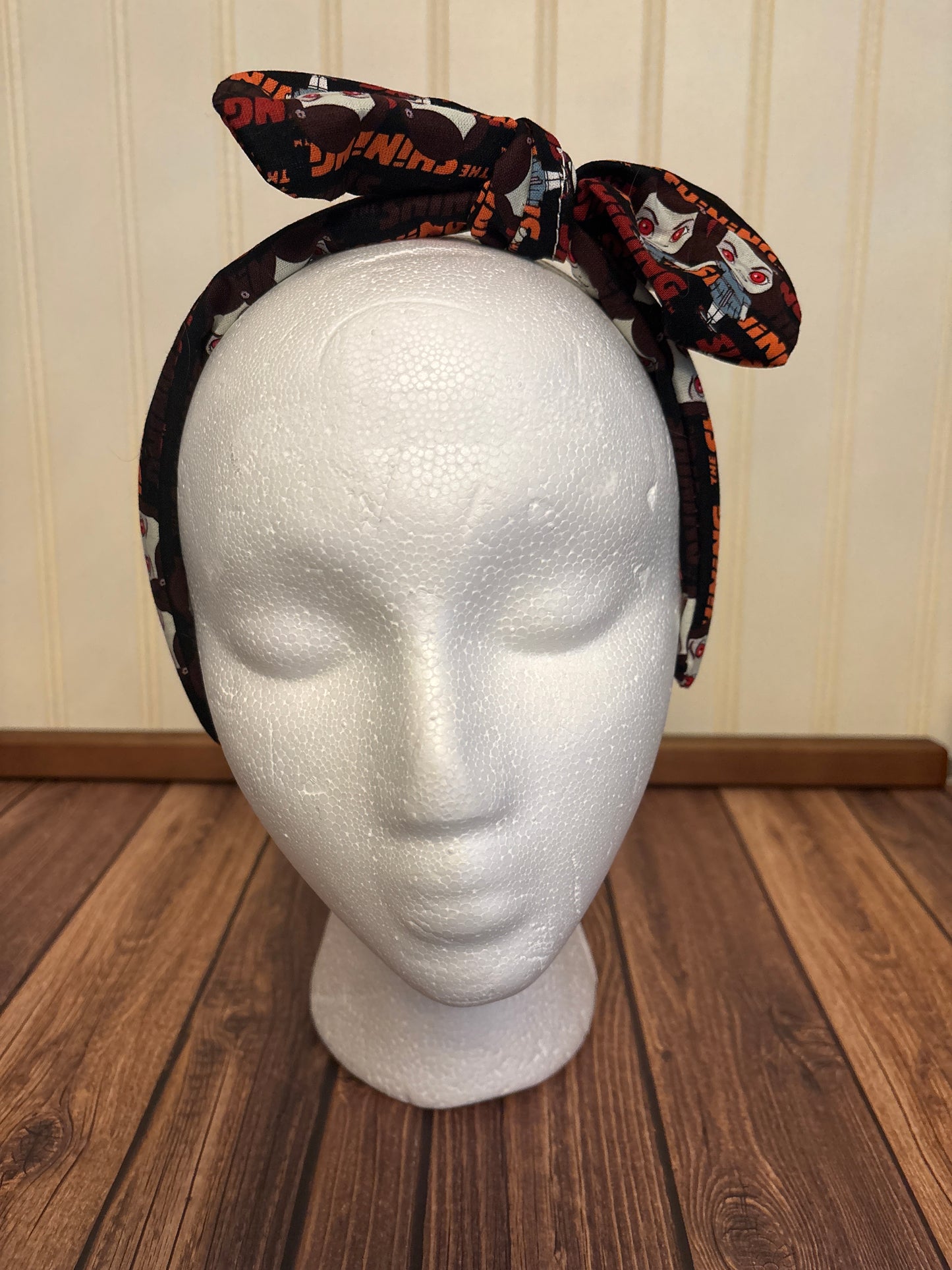 Fabric Covered Bow Headband