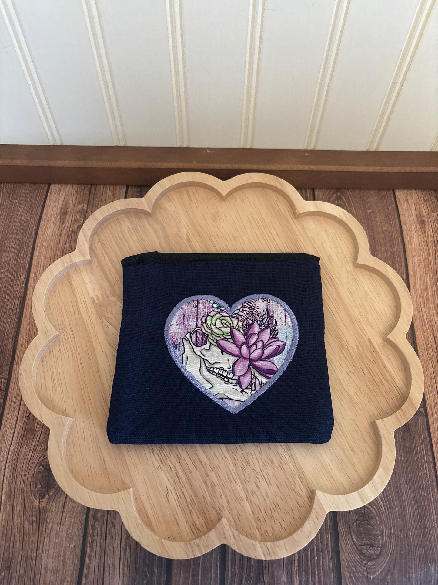 Unicorn Skull Zip Pouch