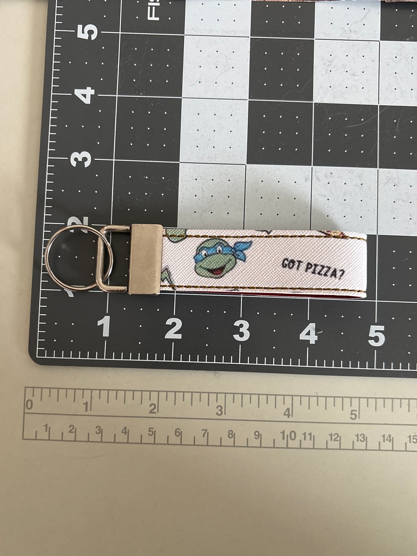 Teen Turtle Vinyl Keychain
