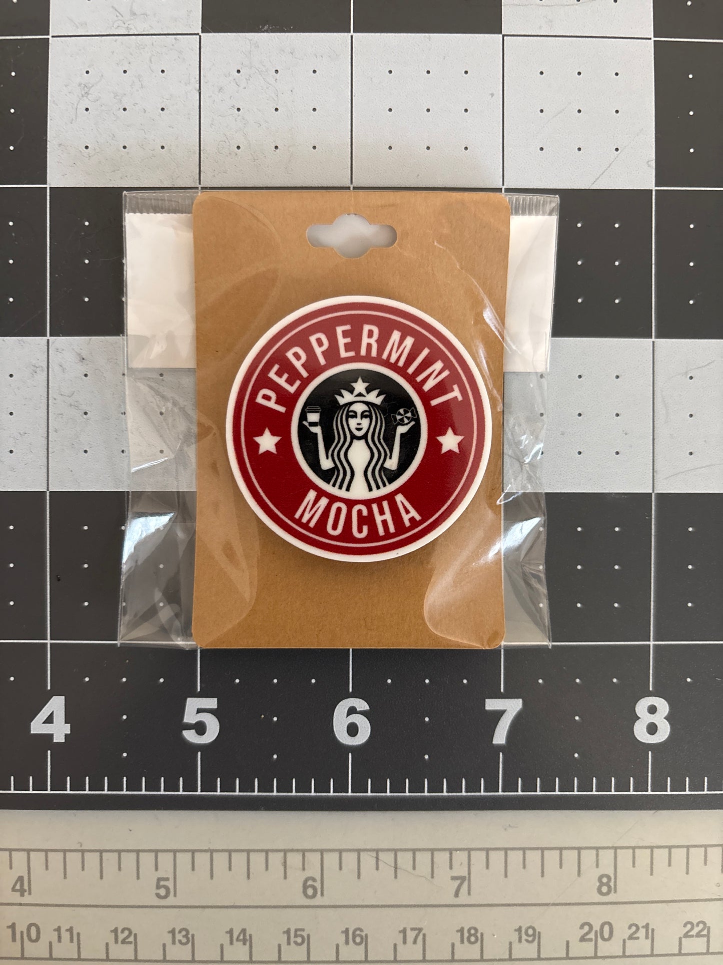 Peppermint Mocha Resin Magnet