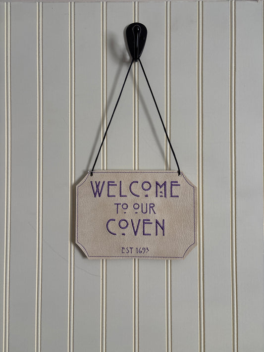 Coven Welcome Sign