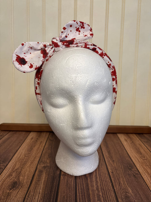 Fabric Covered Bow Headband