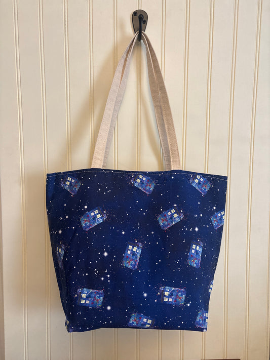 Space Box Canvas Tote Bag