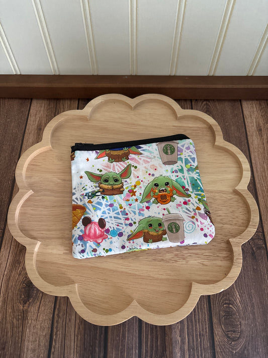 Green Space Baby Zip Pouch
