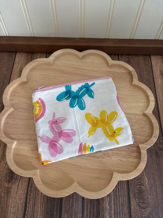 Balloon Pup Zip Pouch