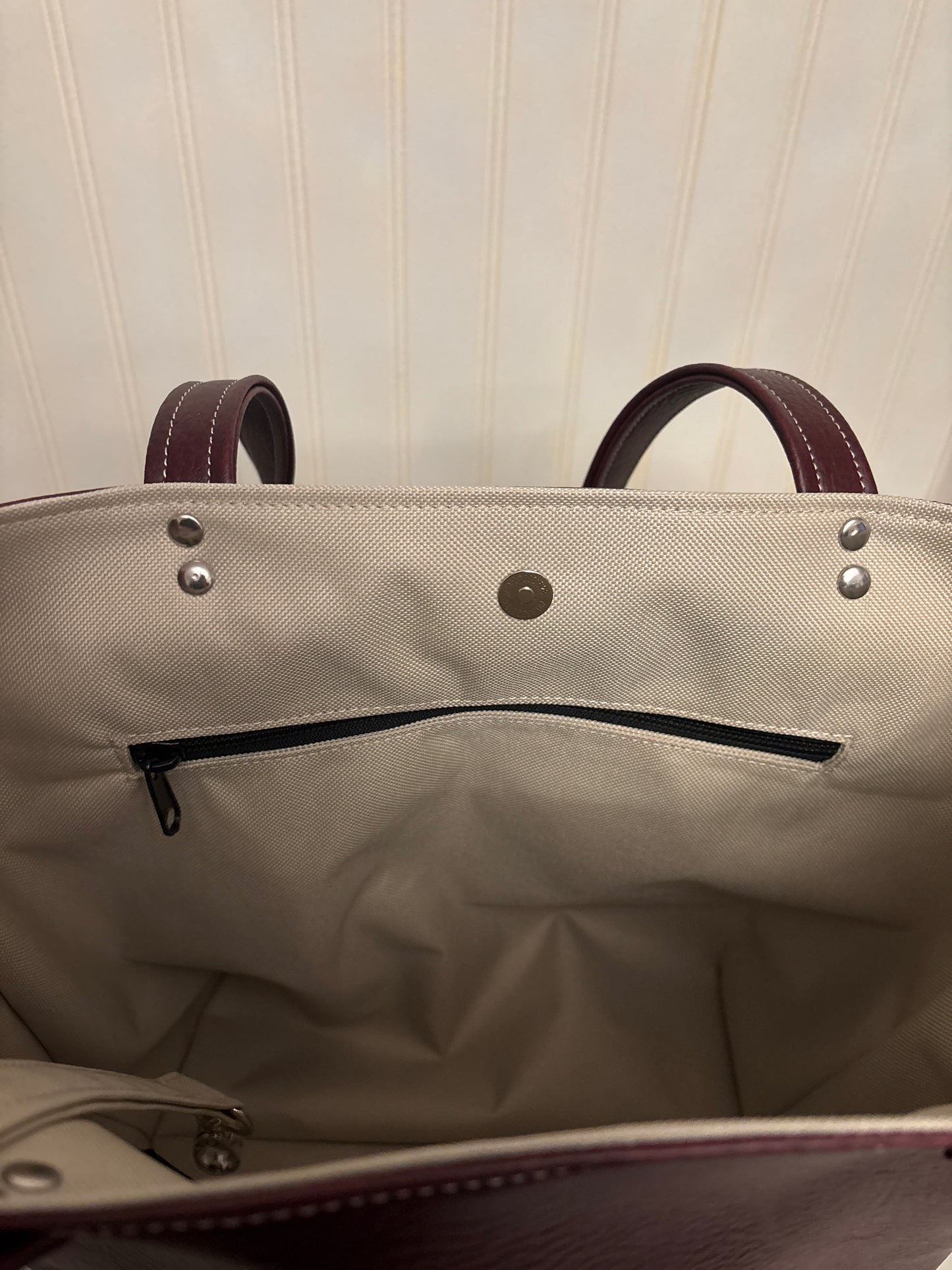 Hogwarts Embroidered Vinyl Tote