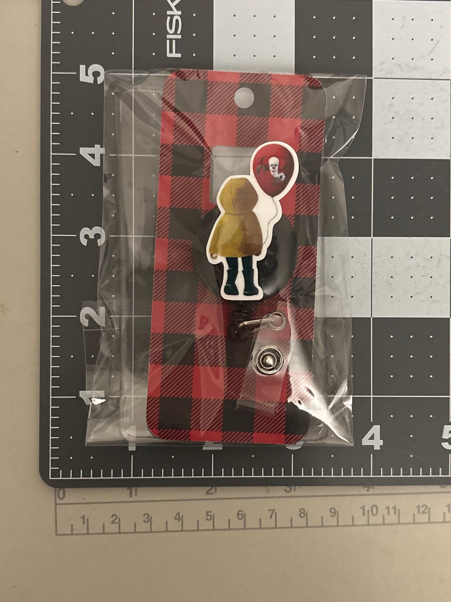 Georgie Resin Badge Reel
