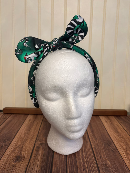 Fabric Covered Bow Headband