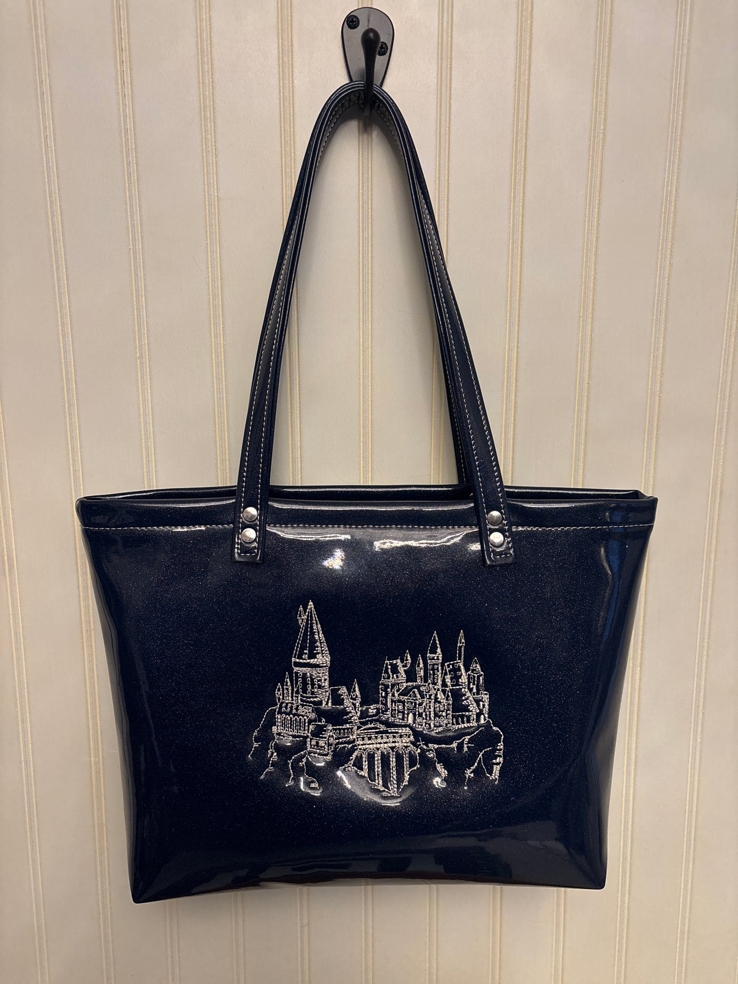 Hogwarts Embroidered Vinyl Tote