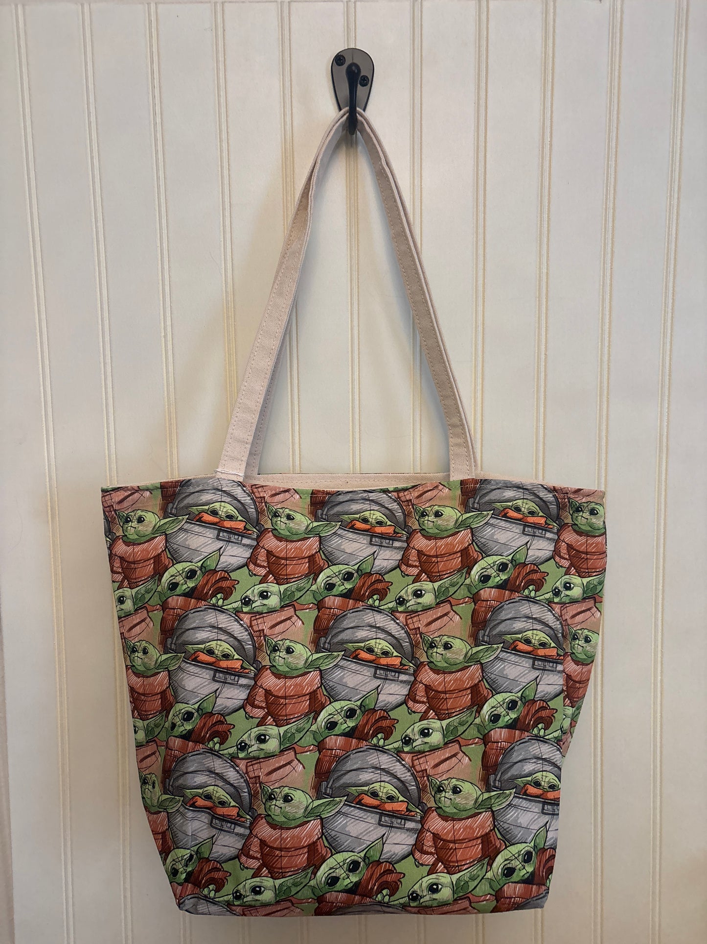 Space Baby Canvas Tote Bag