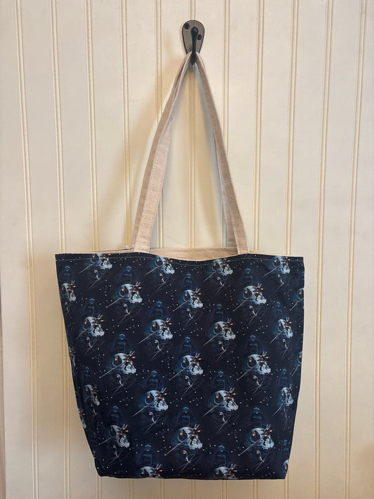 Dark Side Canvas Tote