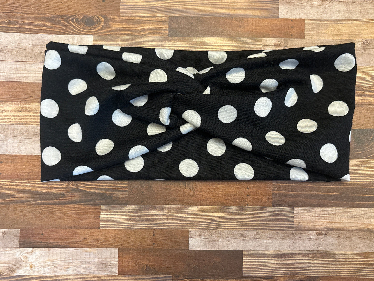 Polka Dot Wide Headband