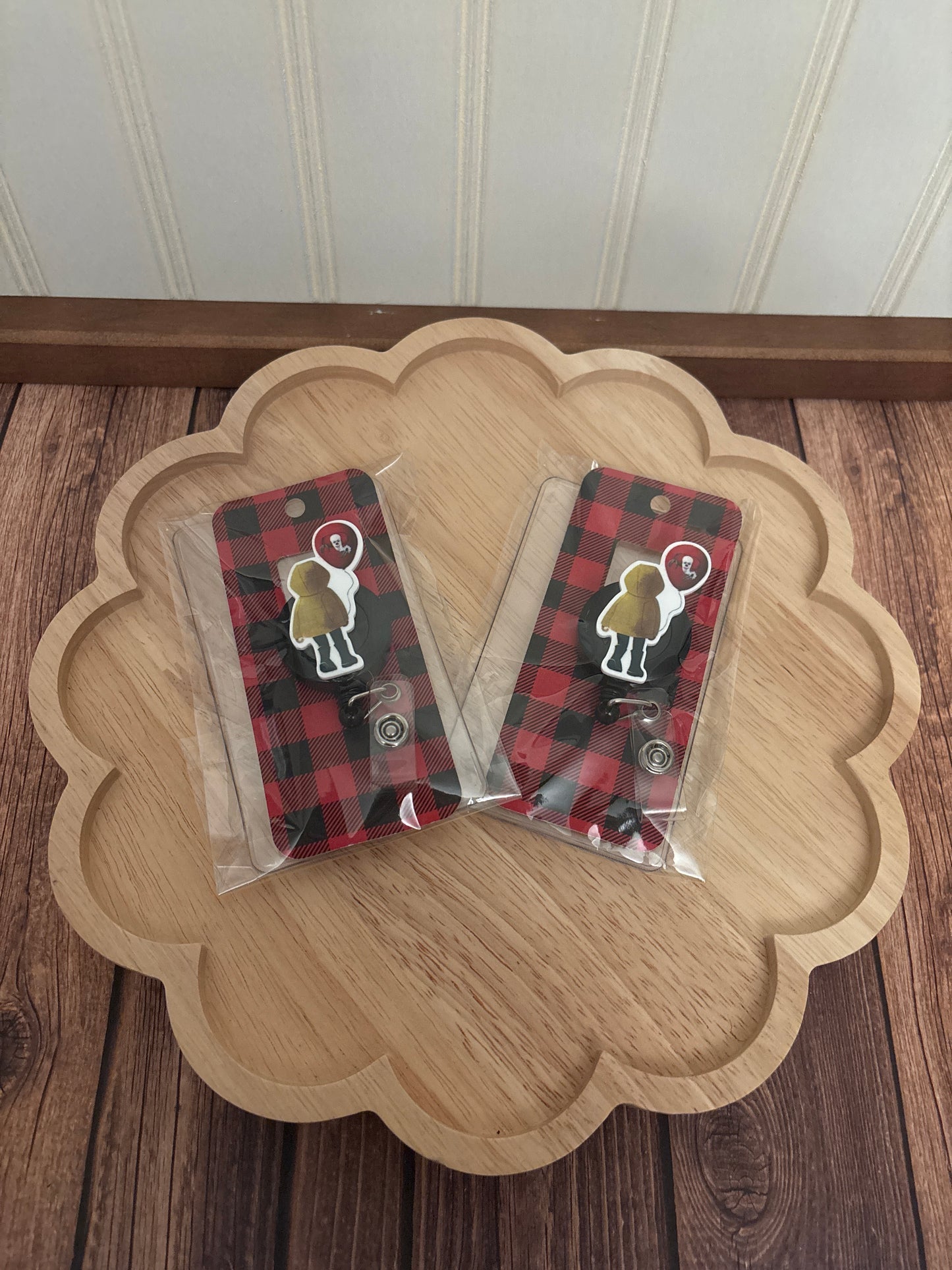 Georgie Resin Badge Reel