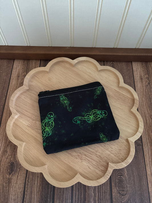 Wizard Tattoo Zip Pouch