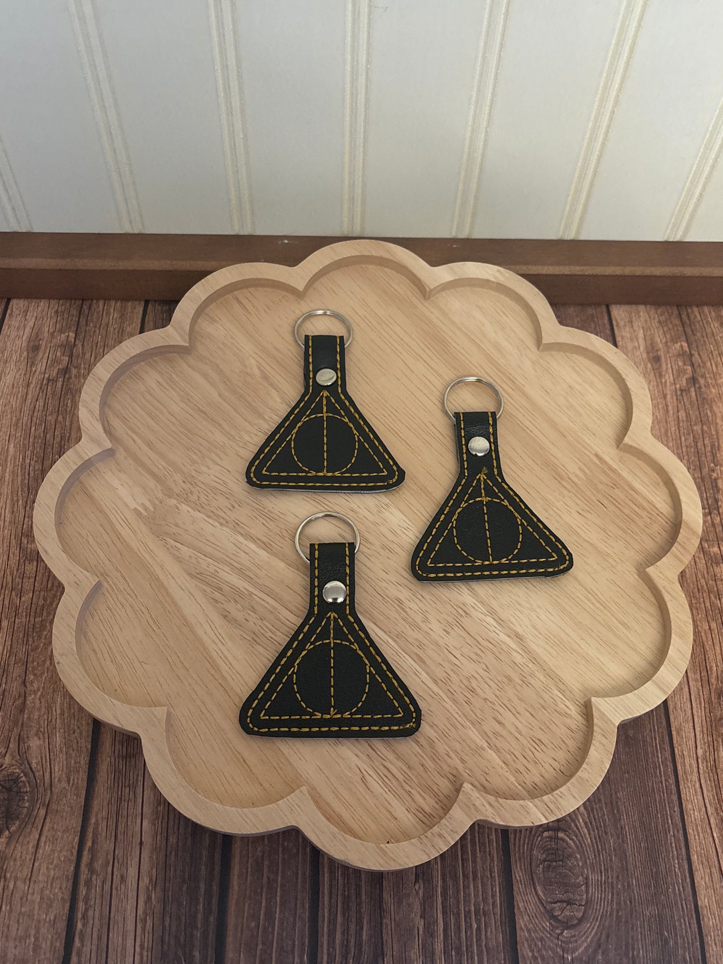 Hallows Embroidered Keychain