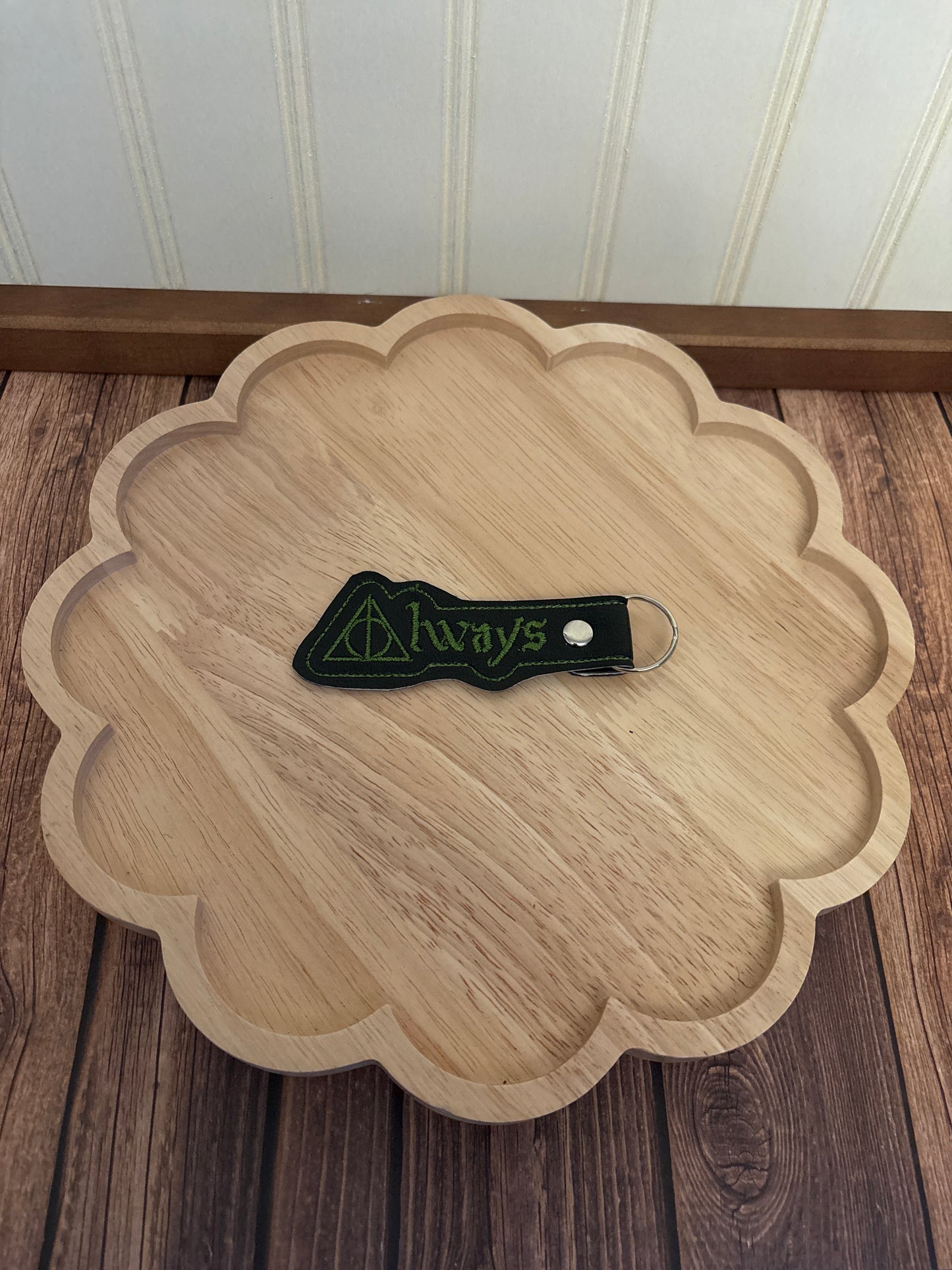 Always Embroidered Keychain