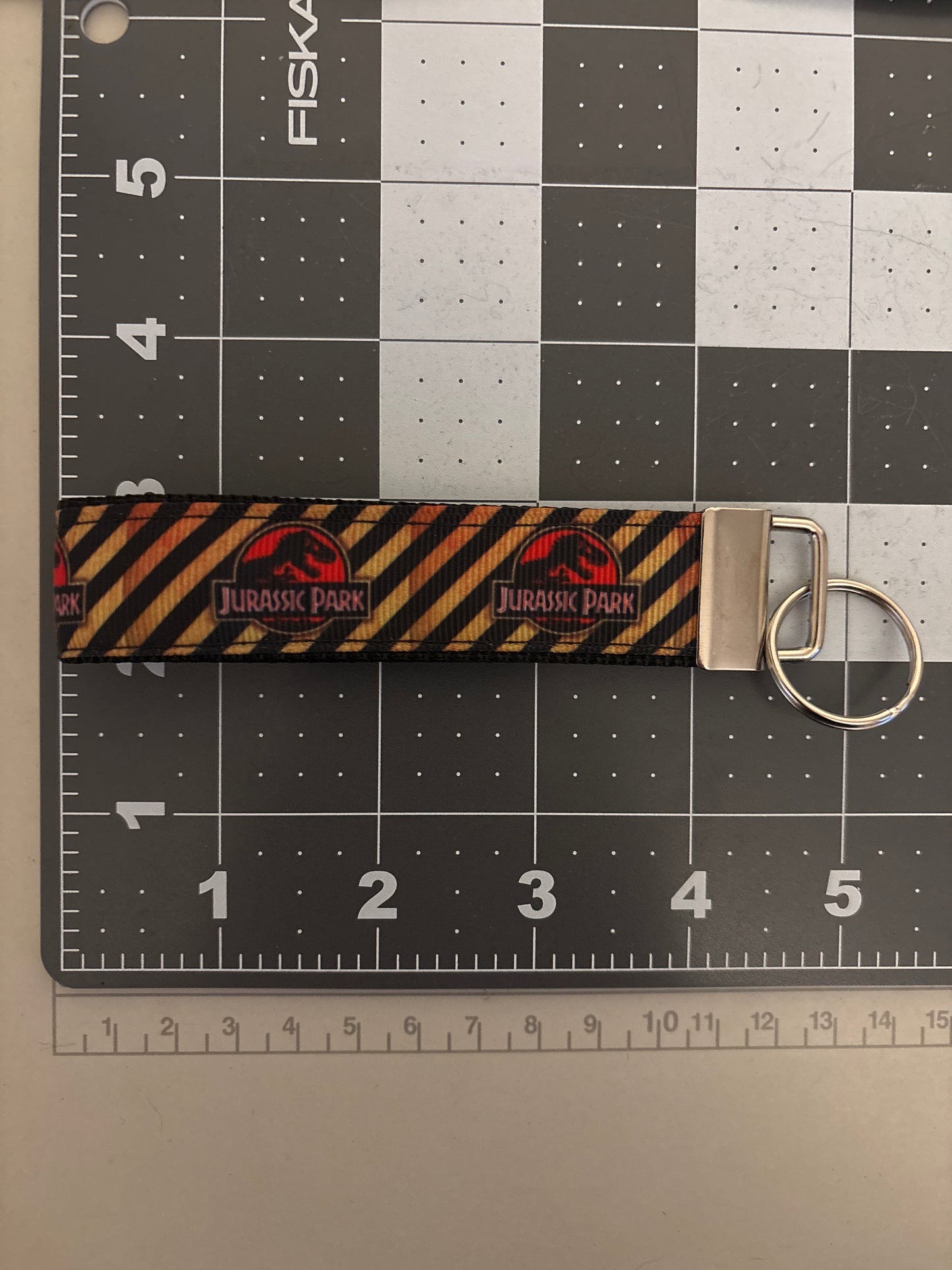 Jurassic Park Keychain
