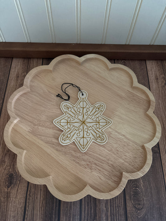 Wizard Snowflake Ornament