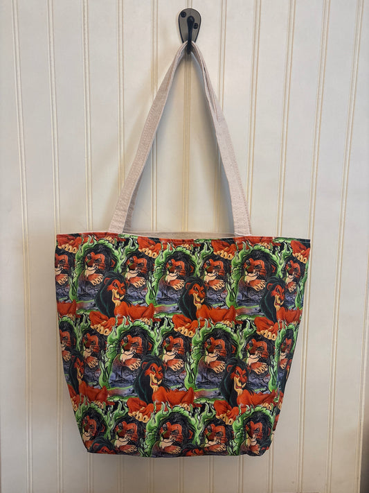 Scar Canvas Tote Bag